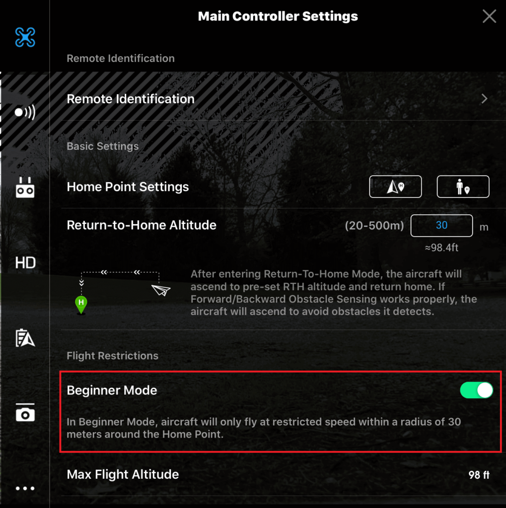 Dji spark cheap beginner mode