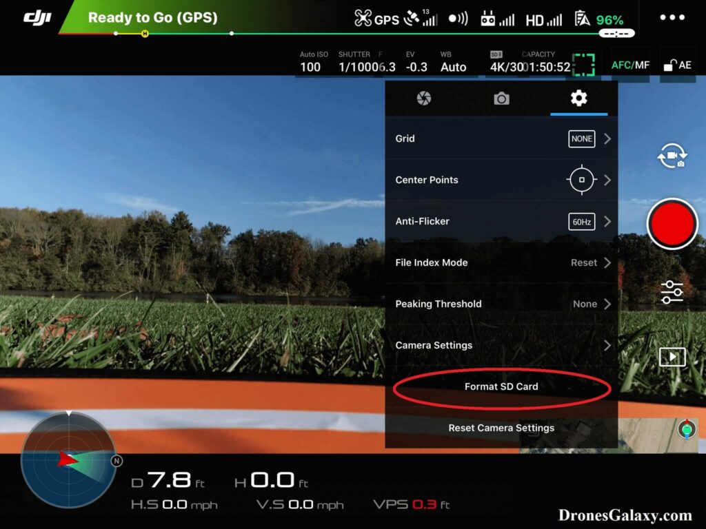 DJI Drones How To Format A SD Card In The – Drones Galaxy