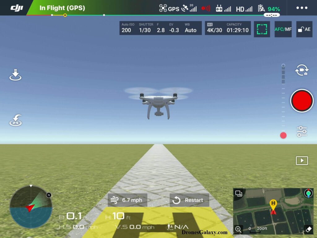 Dji go flight store simulator