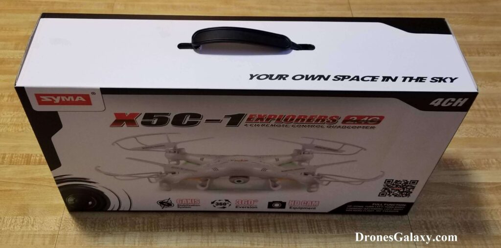 X5C-1 Drone Top Of Box