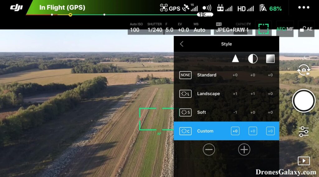 DJI GO 4 Style Custom Setting